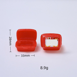 Scatole Porta Pranzo Miniatura a Forma di Gatto, Decorazioni in Resina, Artigianato per Mini Cucina, Simulazione Cibo - Product Image 5