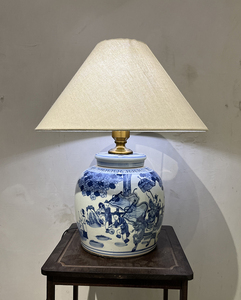 Chinoiserie LED bảng đèn tiểu quốc gia Mỹ đầu giường Bàn đầu giường đèn cho phòng ngủ - Product Image 3