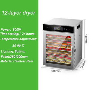 Tốt nhất bán công nghiệp trái cây và rau <span class=keywords><strong>dehydrator</strong></span> thương mại sử dụng thép không gỉ nhanh chóng làm khô CE chứng nhận với chất lượng - Product Image 3