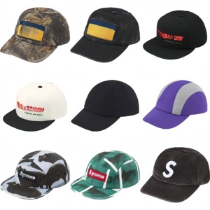 Gorra de Béisbol Premium de Algodón <span class=keywords><strong>SUP</strong></span> 2026 para Hombre y Mujer, con Logo Preme Box, Camuflaje, Mezclilla, Ajustable, para Exteriores, ROJO, Caja Roja, NYC SS26 - Product Image 1