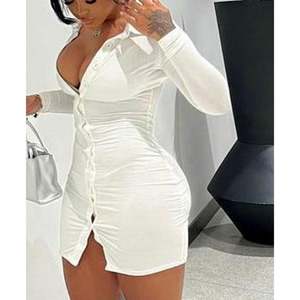 Abiti di alta qualità donna all'ingrosso manica lunga Slim moda bottoni da sera <span class=keywords><strong>in</strong></span> <span class=keywords><strong>maglia</strong></span> tinta unita <span class=keywords><strong>abito</strong></span> Cardigan <span class=keywords><strong>Longuette</strong></span> - Product Image 6