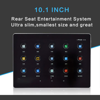 Écran d'appui-tête Android 13 IPS 10,1 pouces avec caméra frontale, GPS, carte SD, Wi-Fi pour divertissement des sièges arrière, publicité 4G pour taxi, voiture