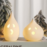 Citrouille en céramique translucide en gros pour la fête de la récolte et Halloween