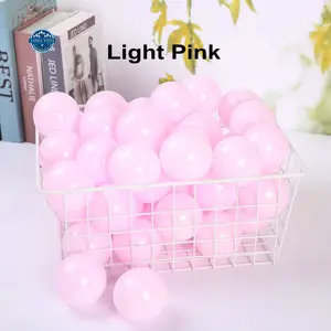 Durable 7cm 70mm Plastic Pearl Color Commercial Kids Bulk Soft Play Toy White 5000 Ball Pit Balls For Kids