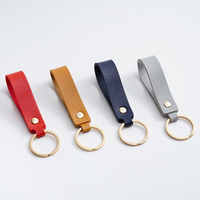 Porte-clés personnalisé avec logo, porte-clés de voiture en or, porte-clés en cuir