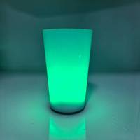 Gobelet lumineux LED en gros, logo personnalisé, gobelet en plastique lumineux à diode, pour bière, eau, vodka, fête, bar, Halloween