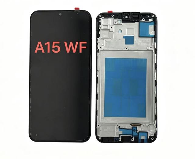 Replacement High Quality In-cell Touchscreen with Frame for for A15 4G/5G Models 6.4-Inch 1 Year Warranty