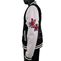 Veste de course vintage décontractée avec broderie personnalisée pour voiture, moto, bombardier d'hiver pour garçon, veste de course F1 pour hommes