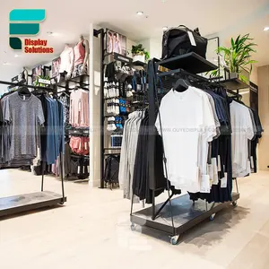 零售服装架商店货架服装柜服装店厨具商店货架展示婴儿商店服装展示架