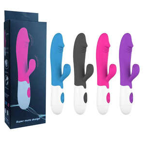 Girlspower fabrika fiyat 2 in 1 silikon vibratör yapay penis Amazon sıcak satış klitoral seks oyuncakları kadınlar için vajina vibratör seks ürünleri - Product Image 2
