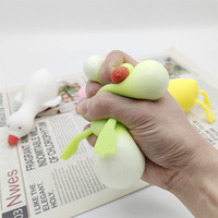 2025 Adorable jouet spongieux canard et oie-Design en peluche mignon pour le soulagement du stress et l'aération doux rebond lent pour les enfants