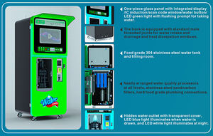 Distributeur automatique de glace et d'eau purifiée, recharge de luxe, version <span class=keywords><strong>Android</strong></span> - Product Image 5