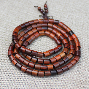Pulsera de Madera de Palisandro de Laos con 108 Cuentas en Forma de Barril, Joyería Unisex, Regalo, Hecho en Hangzhou - Product Image 2
