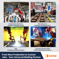 Robot de soudage laser articulé à 6 axes UMW pour usine de tôlerie, vente en gros