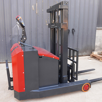 Chariot élévateur à conducteur assis de 2 tonnes, entièrement électrique, pour entrepôt, avec batterie au lithium, pour la manutention de marchandises logistiques
