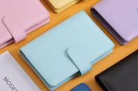Organiseur de budget personnalisé à 6 anneaux avec enveloppes pour espèces, couverture de carnet à spirale, classeur, organiseur coloré pour la planification financière