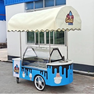 Carrello Elettrico Commerciale Mobile per Gelati - Portatile, Resistente alla Ruggine, in Acciaio Inossidabile per Negozi di Alimentari - Product Image 5