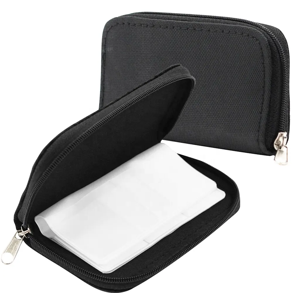 Memory Card Storage Bag Carrying Case Holder Wallet 22 Slots for CF/SD/Micro SD/SDHC/MS/DS Game Accessories Memory Card Box