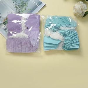 손으로 쓴 금 실버 보석 가격 태그 컬러 종이 카드 거친 면 로프 빈 태그 매달려 액세서리 포장 라벨 - Product Image 4