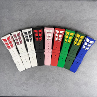 Bracelet en caoutchouc de luxe haut de gamme, édition limitée 11-03, motif aileron de requin, personnalisable