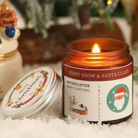 Bougie parfumée artisanale pour Noël et Diwali, écologique, décoration de la maison, cadeau