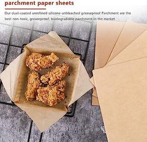 Papel de silicona de impresión Periódico a prueba de grasa Papel de pergamino para hornear impreso Papel para hornear - Product Image 4