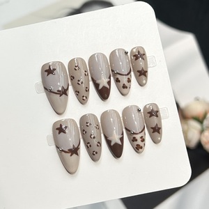 Uñas Postizas Hechas a Mano de Alta Calidad Personalizadas con <span class=keywords><strong>Pegamento</strong></span>, OEM, ODM, Marca Privada, Uñas Artificiales, <span class=keywords><strong>Precio</strong></span> al por Mayor - Product Image 3