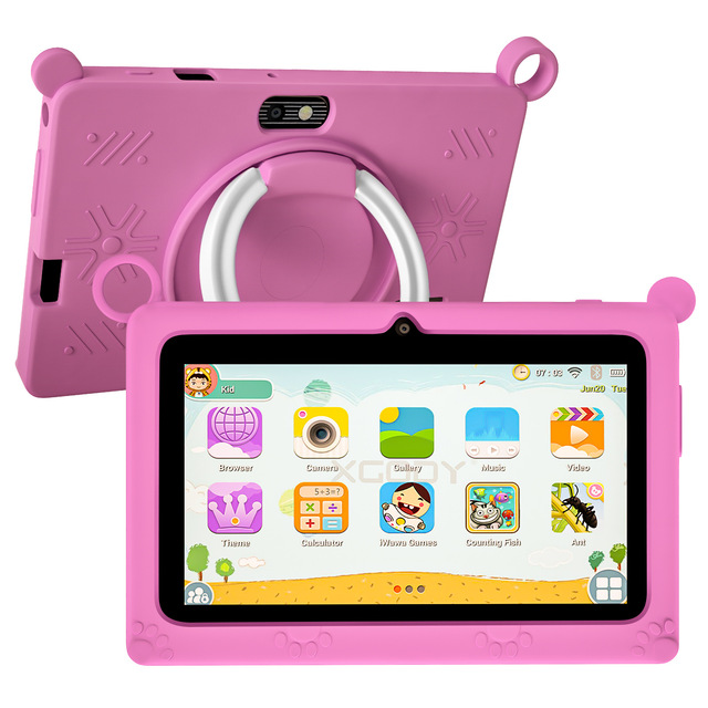 Factory Cheap Android Tablets 7 Inch Android Smart Tab Quad Core 2G+32GB with 5G Wifi Kids Learning Tablet Pc