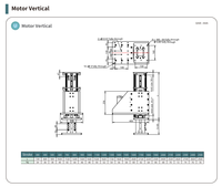 Aktuator Linear KNK KTZ100 Kapasitas Beban Berat 100KG Penggerak Pinion Rak Gigi Modul Linear Kekakuan Tinggi Manipulator Truss