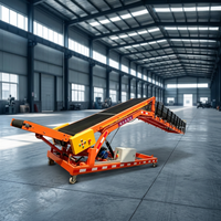 Convoyeur télescopique SHUOLEE de 600 mm / 800 mm de largeur pour le chargement et le déchargement de camions et de conteneurs
