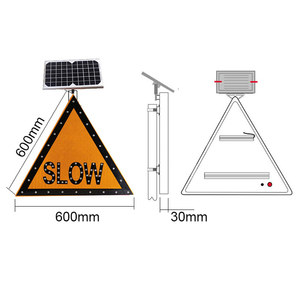 Señales <span class=keywords><strong>de</strong></span> parada Led con energía solar <span class=keywords><strong>de</strong></span> alta calidad, advertencia <span class=keywords><strong>de</strong></span> <span class=keywords><strong>flecha</strong></span> lenta <span class=keywords><strong>de</strong></span> tráfico, señales limitadas <span class=keywords><strong>de</strong></span> velocidad <span class=keywords><strong>de</strong></span> parada <span class=keywords><strong>de</strong></span> cruce - Product Image 2