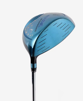 Driver de golf pour droitier avec manche en acier inoxydable forgé et usiné CNC et poignée en caoutchouc