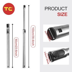 Tubo di prolunga per aspirapolvere da 35mm bacchetta in acciaio inossidabile per tubo telescopico di ricambio per aspirapolvere Miele C1 C2 C3 - Product Image 2