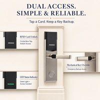 Système de serrure d'hôtel RFID, serrure électronique intelligente, serrure de porte numérique, logiciel de gestion d'hôtel gratuit pour appartement, chambre d'hôtes, bureau