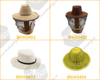 Équipement d'apiculture de qualité supérieure Cowboy chapeau d'apiculture voile miel abeille chapeau de protection chapeau d'apiculteur ventilé