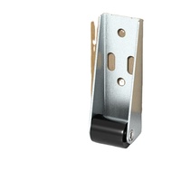 Roulettes anti-affaissement pour portes de placard coulissantes, roulettes fixes inférieures en acier, roulettes directionnelles latérales mobiles, style moderne