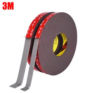 3 M VHB GPH110GF GPH160GF Double Sided Adhesive Tape 2mm Grey Water Activated Automotive Seals 19mm Rolls