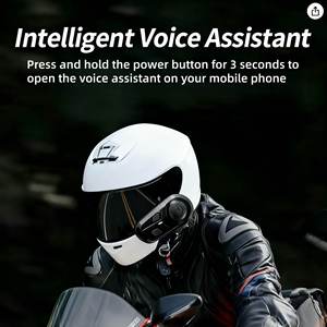 V5.3 xe máy hệ thống thông tin liên lạc Xe máy điện tử an ninh liên lạc với mũ bảo hiểm & tai nghe loa - Product Image 4