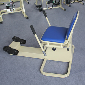 Seated Ankle Joint Training Chair 110x65x80cm Blue Steel Rehabilitation Equipment for Lower Limb Flexion Extension Therapy - Product Image 2