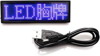 USB-Aufladbares Programmierbares LED-Wiederverwendbares Namensschild Dynamische Lauftext-Anzeige Mit Magnetischer Befestigung Individuelles Logo