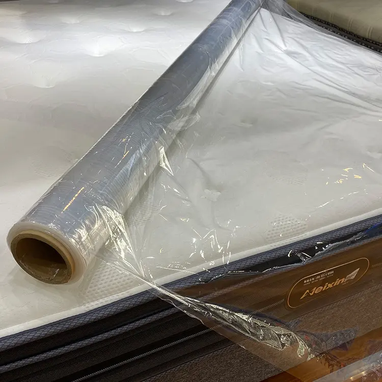 Shrink Wrap Film Preço Fábrica Alta Qualidade PE Stretch Film Transparente Blow Molding Soft Stretch Plastic Film