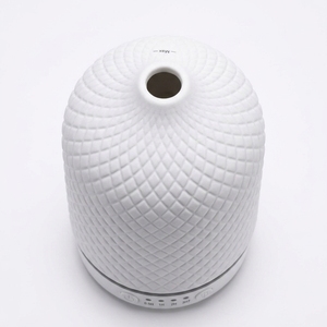 SCENTCARES Hot Sale Handmade Ceramic Ultrasonic Air Aromatherapy Humidifier Essential <b>Oil</b> Room Home Fragrance Stone <b>Diffuser</b> - Product Image 4
