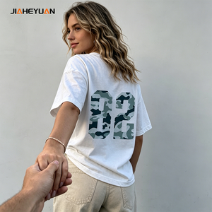 Wholesale High Quality 100% Cotton Crewneck Tee <strong>Shirt</strong> for <strong>Women</strong> Low Price Custom Logo Oversized <strong>Womens</strong> Crop Top Casual <strong>T</strong>-<strong>Shirts</strong> - Product Image 2