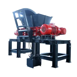 factory directly HDPE bales shredder twin shafts shredding machines for waste plastic recycling