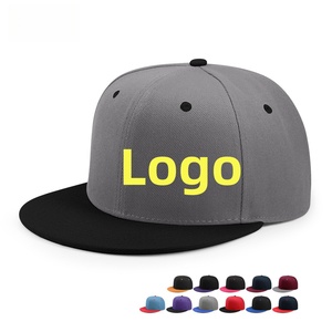 2024 Unisex Logo tùy chỉnh cấu trúc Mũ bóng chày thiết kế mới hai giai điệu phẳng vành 6 Bảng điều chỉnh thể thao Dobby thêu tay hip hop phong cách - Product Image 1