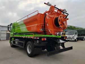 Multi-Functional Operation Vehicle ISUZU 16t High-Pressure Jetting & Vacuum Truck Dual-Tank Separate Storage & Strong <b>Suction</b> - Product Image 5