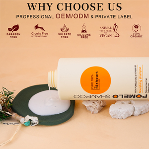 Shampooing et après-<span class=keywords><strong>shampoing</strong></span> à l'huile de <span class=keywords><strong>pomelo</strong></span> et vitamine B5, marque privée, <span class=keywords><strong>sans</strong></span> <span class=keywords><strong>sulfate</strong></span>, hydratant, réduit la chute des cheveux, adoucit les cheveux, shampooing personnalisé - Product Image 4