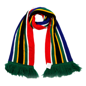 Écharpes de supporter de club sportif en acrylique tricoté jacquard brodé longues avec logo personnalisé OEM, écharpes thermiques pour supporters de football OEM - Product Image 1