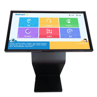 Monitor layar sentuh, 32 inci 43 "49" 55 "65" 4K Uhd Window Os/android Wifi Pc layar sentuh tampilan Lcd