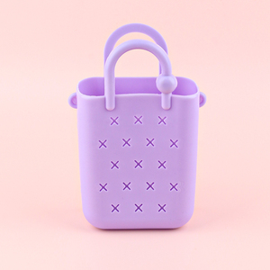 Sac à bandoulière en silicone imperméable pour jeunes enfants, motif dessin animé mignon, à personnaliser, petit sac <span class=keywords><strong>de</strong></span> plage pour femmes - Product Image 4